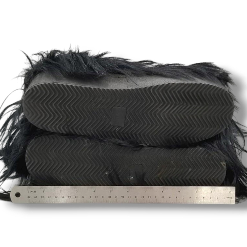 GUCCI Yeti Siberian Goat Hair Black Fur Vintage winter boots with COA - Picture 9 of 16